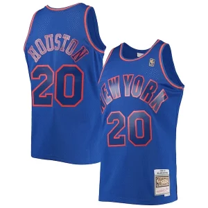 Allan Houston New York Knicks 1996/97 Throwback Dark Splendide Swingman Jersey Blue
