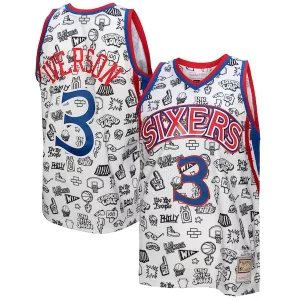 Allen Authentique Iverson Philadelphia 76ers 1996/97 Swingman Jersey White