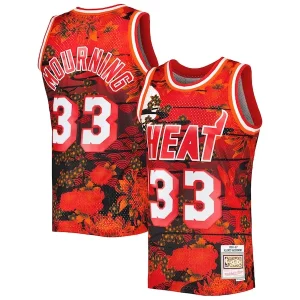 Alonzo Mourning Miami Collectible Heat 1996/97 Hardwood Classics Lunar New Year Swingman Jersey Red