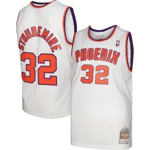Amar'e Stoudemire Phoenix Suns Vibrant 2001/02 Hardwood Classics Swingman Jersey White/Purple