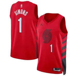 Anfernee Simons Portland Trail Blazers Jordan Brand Unisex Swingman Magnifique Jersey Statement Edition Red