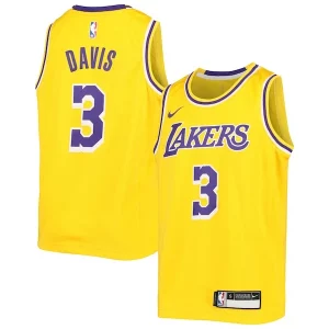 Anthony Davis Los Angeles Sophistiqué Lakers Nike Youth Swingman Jersey Icon Edition Gold