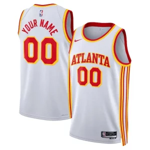 Atlanta Hawks Nike Unisex Swingman Custom Jersey Commémoratif White Association Edition