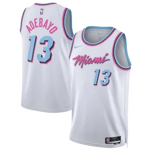 Bam Adebayo Miami Heat Nike Unisex Gracieux 2024/25 Swingman Player Jersey City Edition White