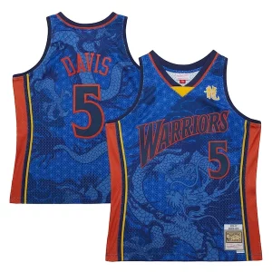 Baron Davis Golden State Warriors Stylish 2006/07 Hardwood Classics Asian Heritage 6.0 Swingman Throwback Player Jersey Royal