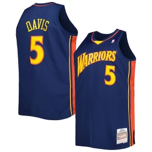 Baron Davis Golden State Warriors Big & Commémoratif Tall Hardwood Classics 2006/07 Swingman Jersey Navy