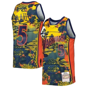 Baron Davis Golden State Warriors Hardwood Classics Lunar New Year Swingman Jersey Authentique Blue