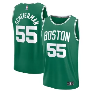 Baylor Scheierman Boston Celtics 2024 NBA Draft Fast Break Player Haut de gamme Jersey Icon Edition Kelly Green
