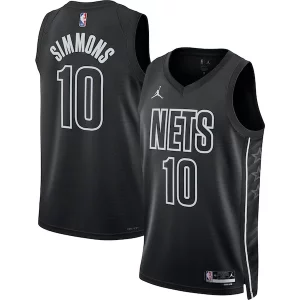 Ben Simmons Brooklyn Nets Jordan Brand Unisex Confortable Swingman Jersey Statement Edition Black