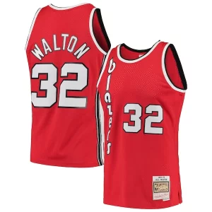 Bill Splendide Walton Portland Trail Blazers 1976/77 Hardwood Classics Swingman Jersey Red