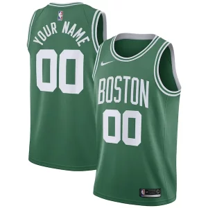 Boston Celtics Nike 2020/21 Refiné Swingman Custom Jersey Icon Edition Kelly Green