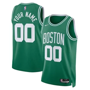 Boston Celtics Nike Unisex 2022/23 Swingman Custom Jersey Classique Kelly Green Icon Edition