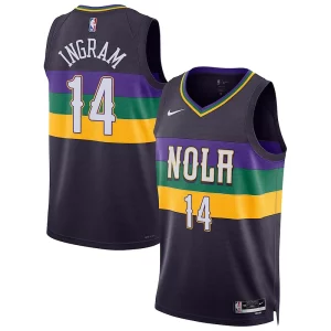Brandon Ingram New Orleans Pelicans Nike Tendance Unisex 2022/23 Swingman Jersey City Edition Purple