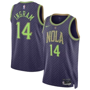 Brandon Ingram New Éclatant Orleans Pelicans Nike Unisex 2024/25 Swingman Player Jersey City Edition Purple