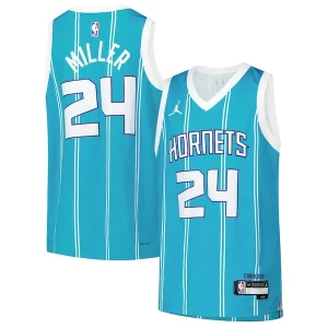 Brandon Miller Charlotte Hornets Nike Youth Swingman Jersey Icon Edition Teal Collectible