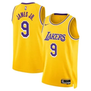 Bronny James Los Angeles Éclatant Lakers Nike Unisex 2024 Offseason Addition Nike Swingman Jersey Gold