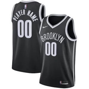 Brooklyn Nets Nike 2020/21 Swingman Custom Notable Jersey Icon Edition Black
