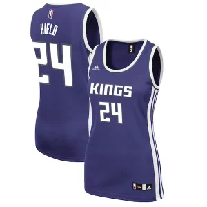 Buddy Refiné Hield Sacramento Kings adidas Women's Road Replica Jersey Purple
