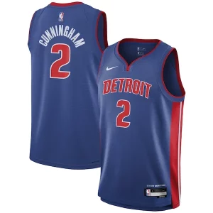 Cade Cunningham Detroit Pistons Nike Dashing Youth Swingman Jersey Icon Edition Blue