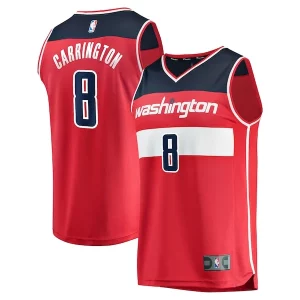 Carlton Carrington Washington Éclatant Wizards Fast Break Replica Player Jersey Icon Edition Red