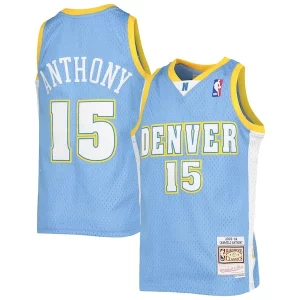 Carmelo Anthony Denver Nuggets Youth 2003 04 Hardwood Tendance Classics Swingman Jersey Powder Blue