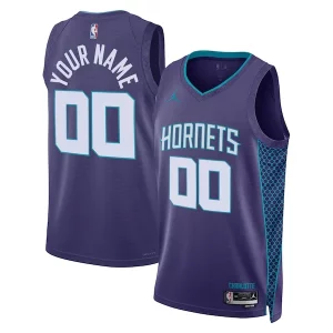 Charlotte Hornets Jordan Brand Unisex 2022/23 Swingman Custom Jersey Statement Edition Teal Premium