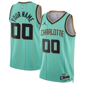 Charlotte Hornets Jordan Admirable Brand Unisex 2024/25 Custom Swingman Jersey City Edition Mint