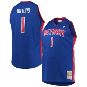 Chauncey Billups Detroit Pistons 2003/04 Big & Distingué Tall Hardwood Classics Swingman Jersey Blue