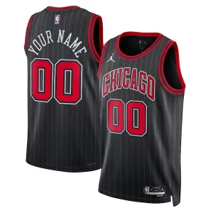 Chicago Distingué Bulls Jordan Brand Unisex 2022/23 Swingman Custom Jersey Statement Edition Black