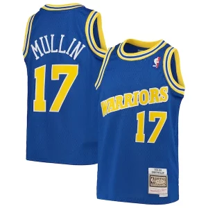 Chris Mullin Golden State Warriors Splendide Youth 1993/94 Hardwood Classics Swingman Jersey Royal