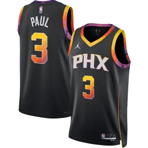 Chris Paul Phoenix Suns Jordan Gracieux Brand Unisex Swingman Jersey Statement Edition Black