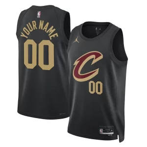 Cleveland Cavaliers Jordan Brand Unisex 2022/23 Bold Swingman Custom Jersey Statement Edition Black