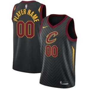 Cleveland Cavaliers Nike Swingman Élégant Custom Jersey Black Statement Edition