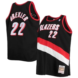 Clyde Drexler Portland Trail Blazers Commémoratif 1991/92 Big & Tall Hardwood Classics Swingman Jersey Black