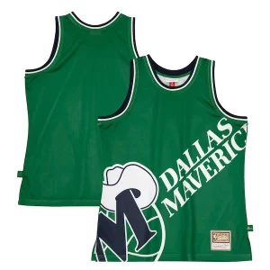 Dallas Mavericks Hardwood Classics Blown Out Incontournable Fashion Jersey Green