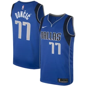 Dallas Mavericks Luka Doncic Luxueux Nike Men's Swingman Jersey Royal