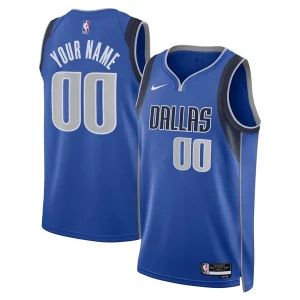 Dallas Mavericks Nike Unisex Swingman Custom Jersey Blue Incontournable Icon Edition