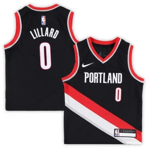 Damian Lillard Portland Trail Blazers Nike Preschool Vibrant Swingman Player Jersey Icon Edition Black