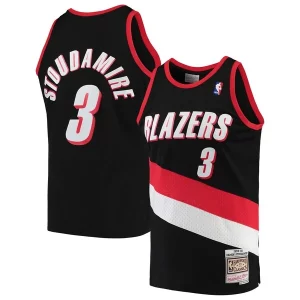 Damon Stoudamire Distingué Portland Trail Blazers 1999/00 Hardwood Classics Swingman Jersey Black