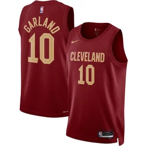 Darius Garland Cleveland Cavaliers Nike Unisex Swingman Jersey Icon Haut de gamme Edition Wine/White