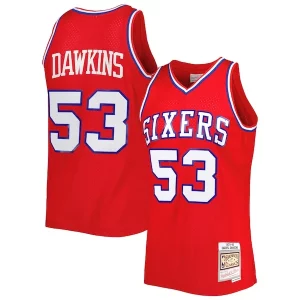 Darryl Dawkins Philadelphia 76ers Hardwood Élégant Classics 1979/80 Swingman Jersey Red
