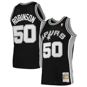 David Robinson San Antonio Spurs 1991/92 Hardwood Incontournable Classics Swingman Jersey Black