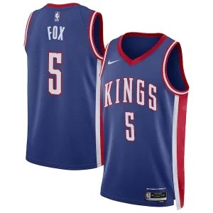 De'Aaron Fox Sacramento Kings Nike Unisex 2024/25 Collectible Swingman Player Jersey City Edition Blue