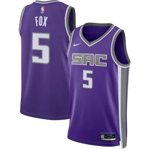 De'Aaron Élégant Fox Sacramento Kings Nike Unisex Swingman Jersey Icon Edition Purple