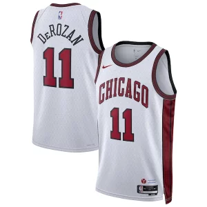 DeMar DeRozan Chicago Bulls Moderne Nike Unisex 2022/23 Swingman Jersey City Edition White