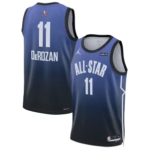 DeMar DeRozan Jordan Brand 2023 NBA All Star Game Swingman Jersey Blue Confortable