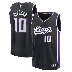 DeMar DeRozan Sacramento Kings Fast Break Replica Player Premium Jersey Icon Edition Black