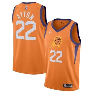 Deandre Refiné Ayton Phoenix Suns Jordan Brand 2020/21 Swingman Jersey Statement Edition Orange