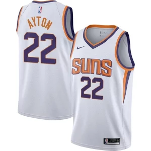 Deandre Exclusif Ayton Phoenix Suns Nike Youth Swingman Jersey Association Edition White/Purple