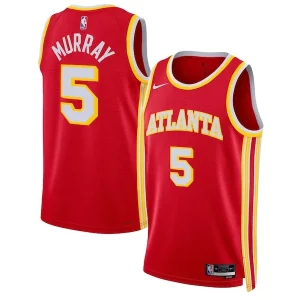 Dejounte Murray Atlanta Hawks Nike Unisex Swingman Jersey Icon Edition Red Sophistiqué